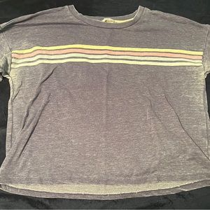 Longsleeve Shirt ( purple with 4 stripes )